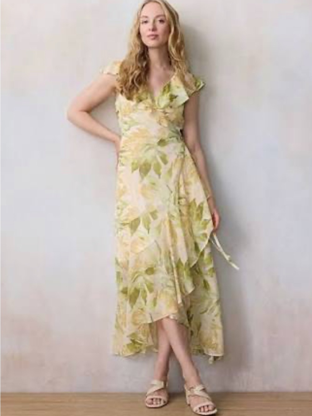 NEW…LC Lauren Conrad Floral Wrap Dress